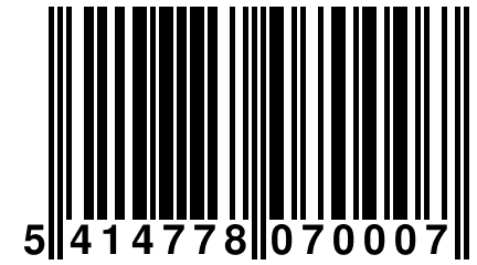 5 414778 070007