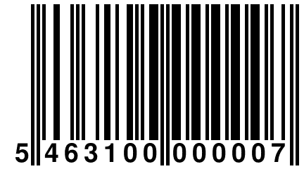 5 463100 000007