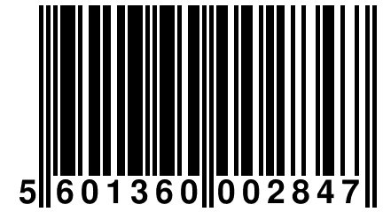 5 601360 002847