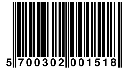 5 700302 001518