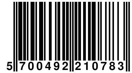 5 700492 210783