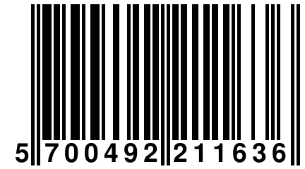 5 700492 211636