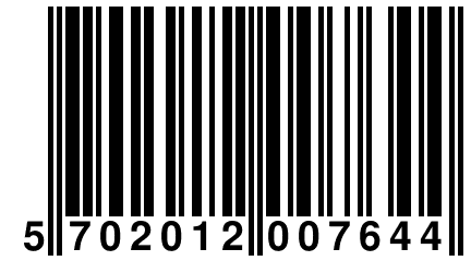 5 702012 007644