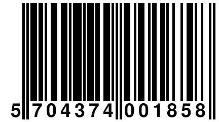 5 704374 001858