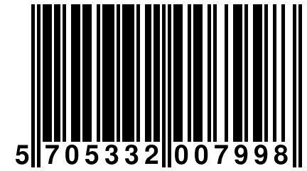 5 705332 007998