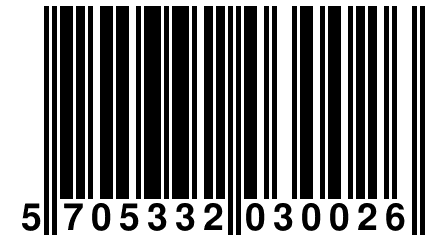 5 705332 030026