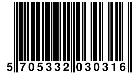 5 705332 030316