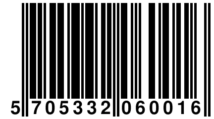 5 705332 060016