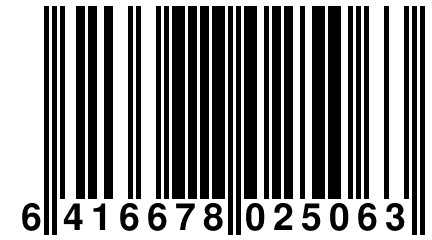 6 416678 025063