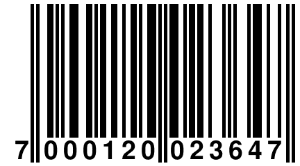 7 000120 023647