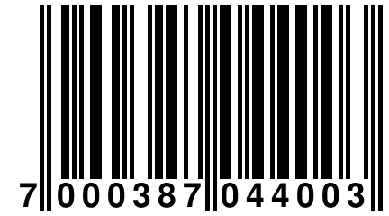 7 000387 044003