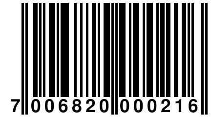 7 006820 000216