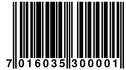 7 016035 300001