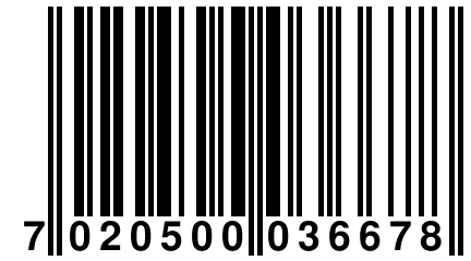 7 020500 036678