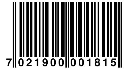 7 021900 001815