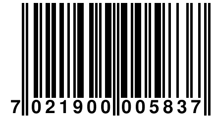 7 021900 005837