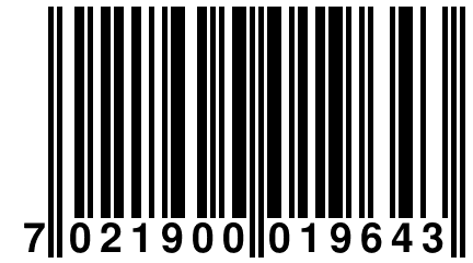 7 021900 019643