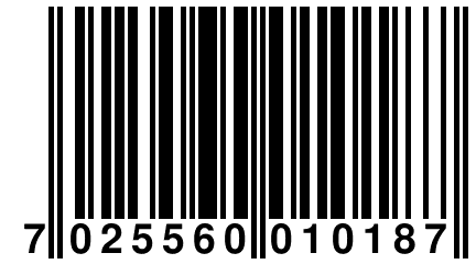 7 025560 010187