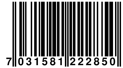 7 031581 222850