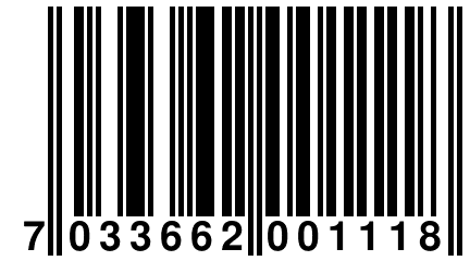 7 033662 001118