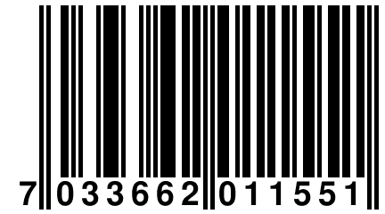 7 033662 011551