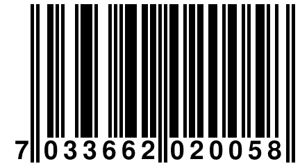 7 033662 020058