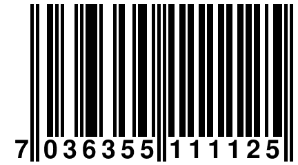 7 036355 111125