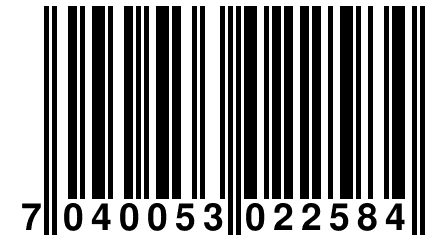 7 040053 022584