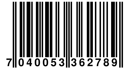 7 040053 362789