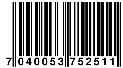 7 040053 752511