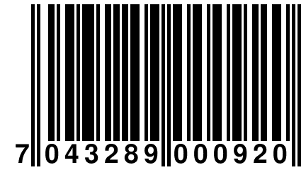 7 043289 000920