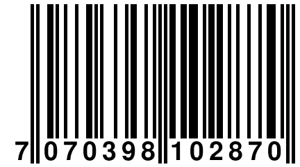 7 070398 102870