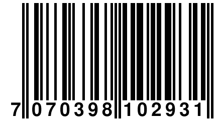 7 070398 102931