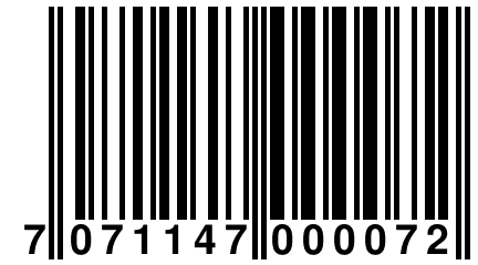 7 071147 000072