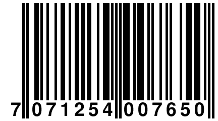 7 071254 007650