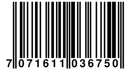 7 071611 036750