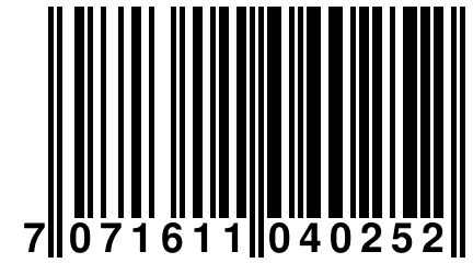 7 071611 040252