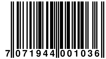 7 071944 001036