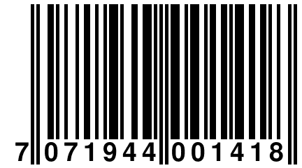 7 071944 001418