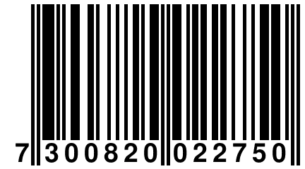 7 300820 022750