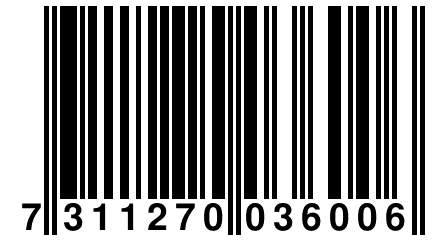 7 311270 036006