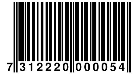 7 312220 000054