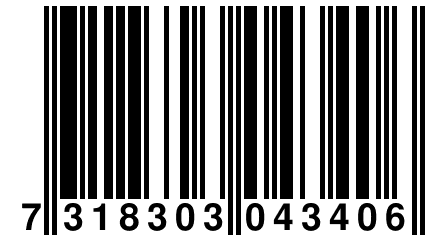 7 318303 043406