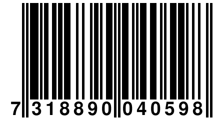 7 318890 040598