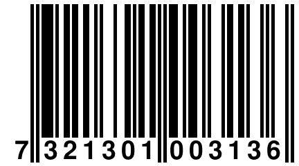 7 321301 003136