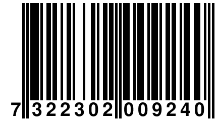 7 322302 009240