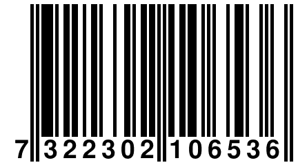 7 322302 106536