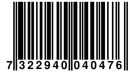 7 322940 040476