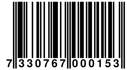 7 330767 000153