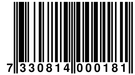 7 330814 000181